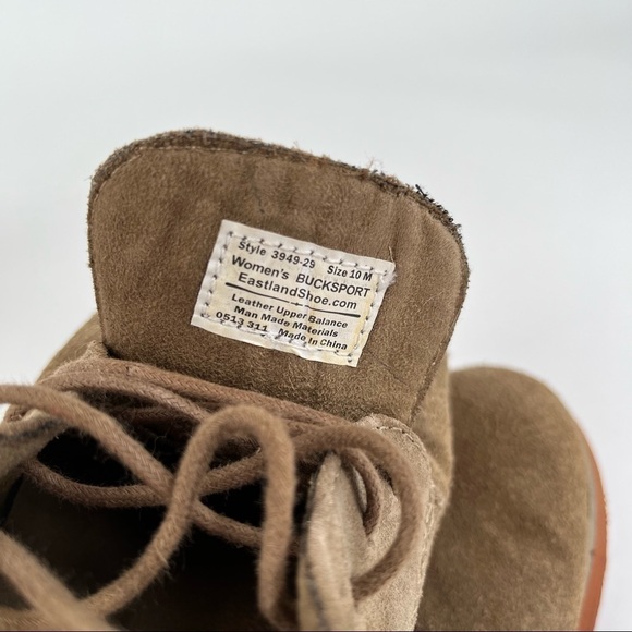 Eastland Bucksport Brown Leather Suede Lace-up Buck Oxford Shoes SIZE 10 - Picture 9 of 13